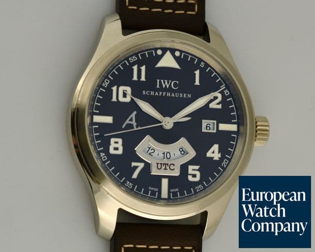 Image of IWC Pilot Saint Exupery UTC 18K White Gold LIMITED NEW