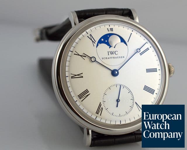 Image of IWC Portofino Manual Wind Vintage Collection Moon Platinum NEW