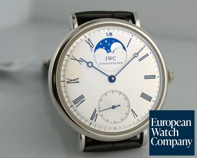 Image of IWC Portofino Manual Wind Vintage Collection Moon Platinum LIMITED NEW