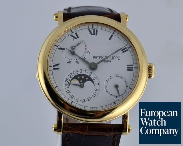 Image of Patek Philippe Power Reserve Half-Hunter Moon Phase 5054J 18K Yellow Gold