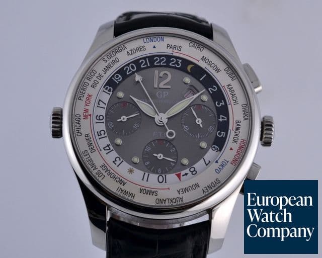 Image of Girard Perregaux World Time WW.TC Financial Chronograph LIMITED SS/Alligator 