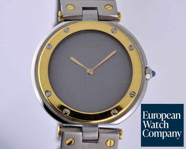 Image of Cartier Santos Round Quartz
18K Yellow Gold and Stainless Steel