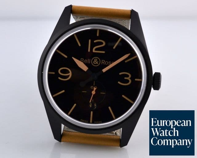 Image of Bell & Ross Vintage BR123 Heritage PVD Black Dial