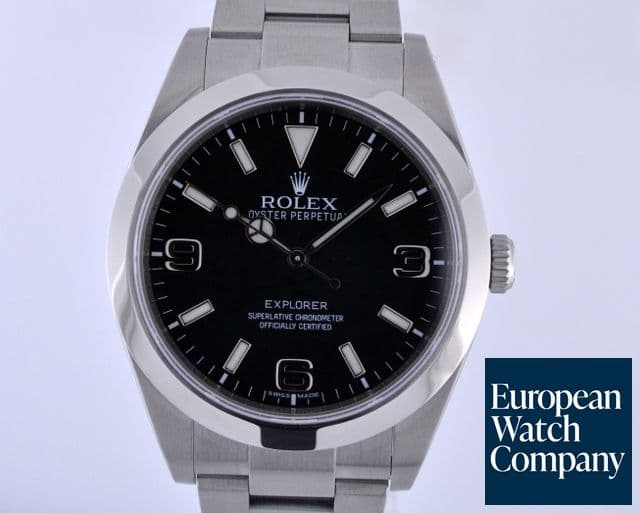 Image of Rolex Explorer I SS/SS Black Dial G Series (2011)


