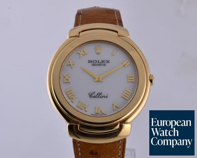 Image of Rolex Cellini 18K Yellow Gold White Dial Roman
Quartz
