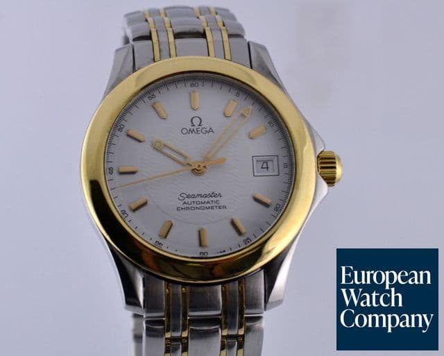 Image of Omega Seamaster 120M SS/18K Yellow Gold White Dial 34.8MM 
