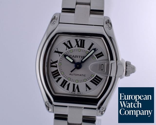 Image of Cartier Roadster Mid-Size SS/SS
Silver Dial