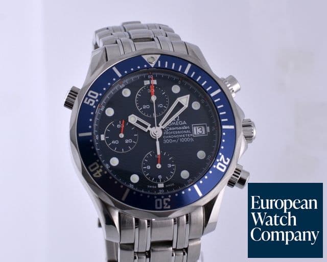 Image of Omega Seamaster Professional Chronograph Blue Dial SS/SS 
