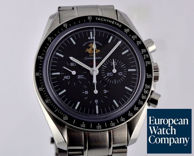 Image of Omega Speedmaster Chronograph Black Dial '50th Anniversary' SS/SS LIMITED