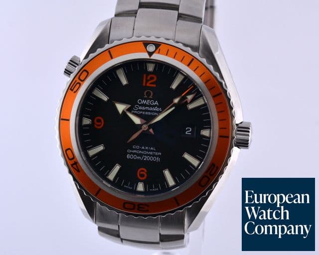 Image of Omega Seamaster Planet Ocean Co-Axial Orange Bezel SS/SS 45.5MM