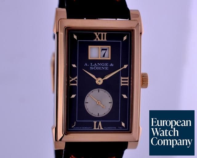 Image of A. Lange and Sohne Cabaret 18K Rose Gold Black Dial