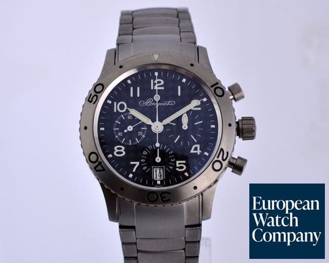 Image of Breguet Type XX Transatlantique Titanium / Titanium Carbon Fibre Dial 