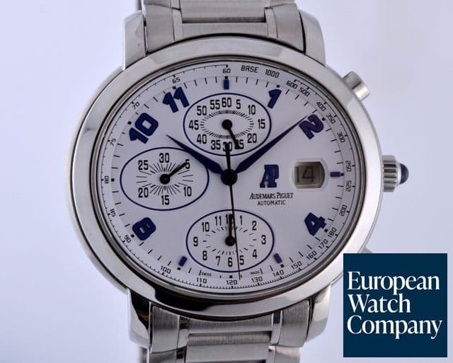 Image of Audemars Piguet Millenary Chronograph SS / SS White Dial 