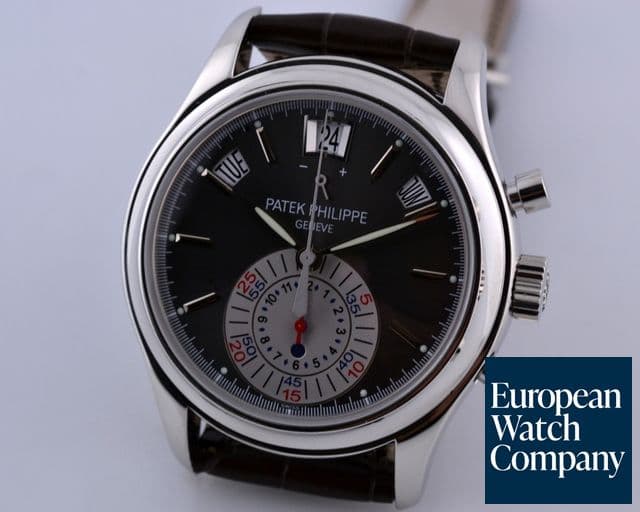 Image of Patek Philippe Platinum Chronograph
Annual Calendar Grey Dial 40.5MM

