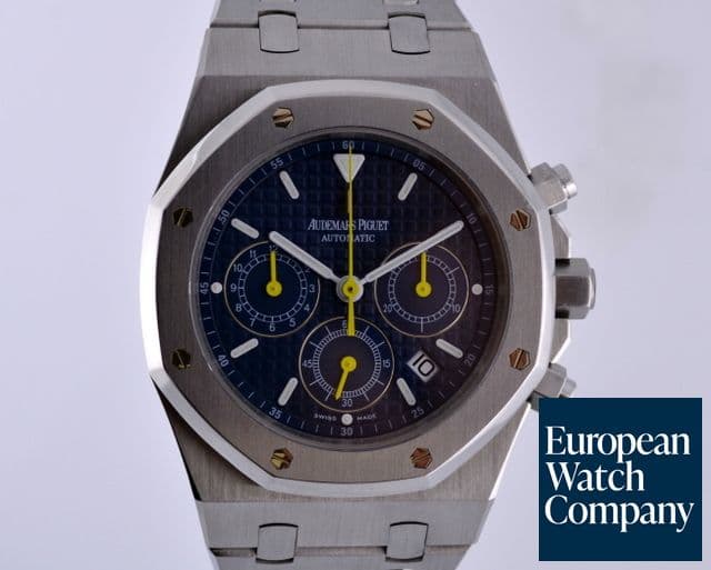 Image of Audemars Piguet Royal Oak MOTREUX GRAND PRIX Edition SS/SS Blue Dial 