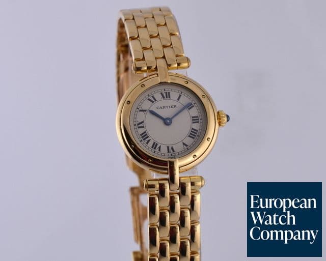 Image of Cartier Ladies Round Panthere 18K YG/YG Quartz Champagne Dial