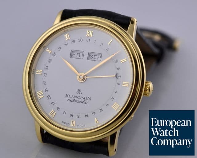 Image of Blancpain Complete Calendar Automatic 18K Yellow Gold 34MM 