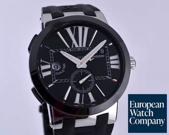 Image of Ulysse Nardin Executive Dual Time SS Black Dial
