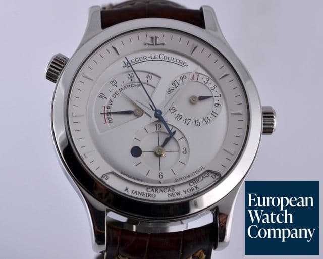 Image of Jaeger LeCoultre Master Geographic SS Silver Dial 38MM