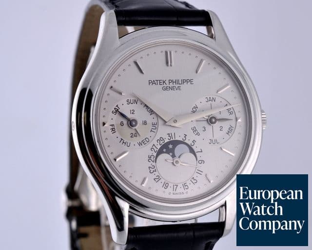 Image of Patek Philippe Perpetual Calendar PLATINUM Silver Dial 36MM
