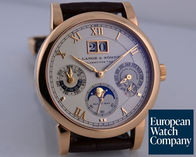 Image of A. Lange and Sohne Langematik Perpetual 18K
Rose Gold 39.5MM
