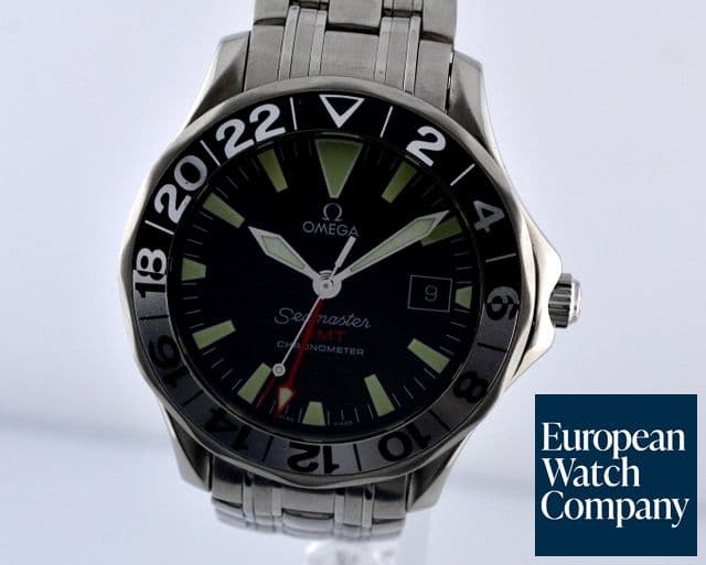 Image of Omega Seamaster GMT SS/SS Black Dial 41MM