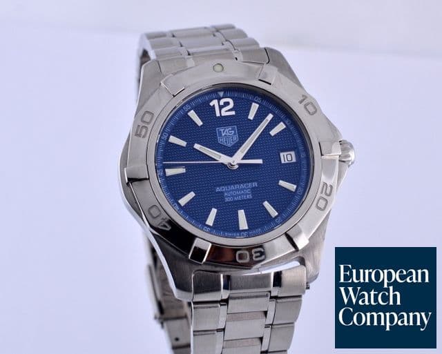Image of TAG Heuer Aquaracer 2000 SS/SS Blue Dial 38.5MM