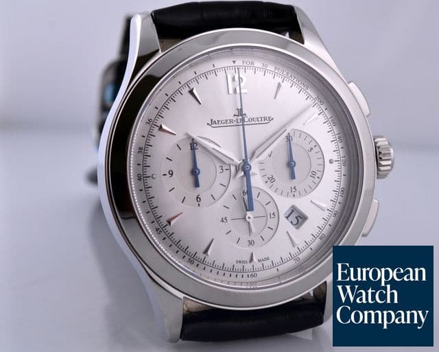 Image of Jaeger LeCoultre Master Chronograph SS Silver Dial 40MM