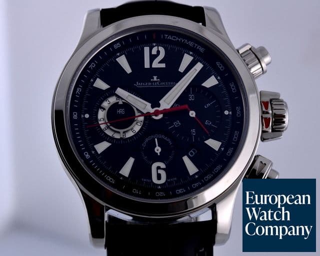 Image of Jaeger LeCoultre Master Compressor Chronograph 2 Black Dial SS 41.5MM



