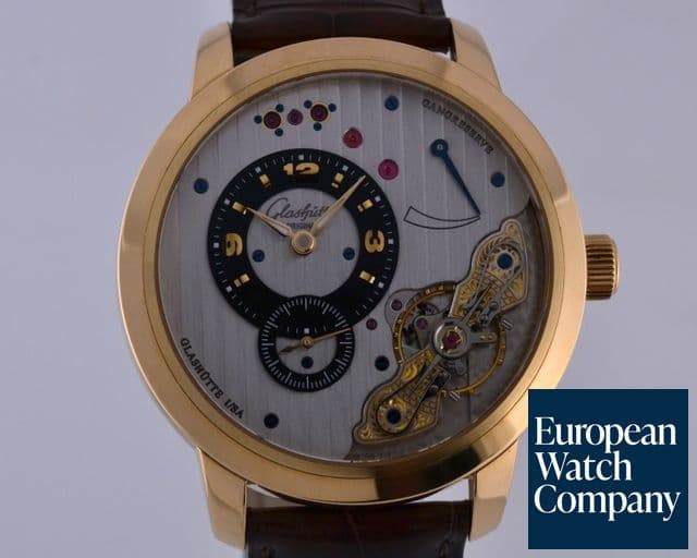Image of Glashutte Original PanoInverse XL 18K Rose Gold 42MM
