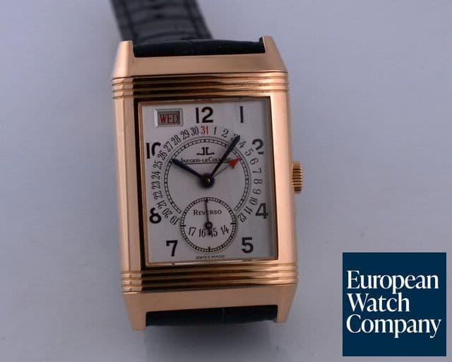 Image of Jaeger LeCoultre Reverso Calendar Date 18K Rose Gold