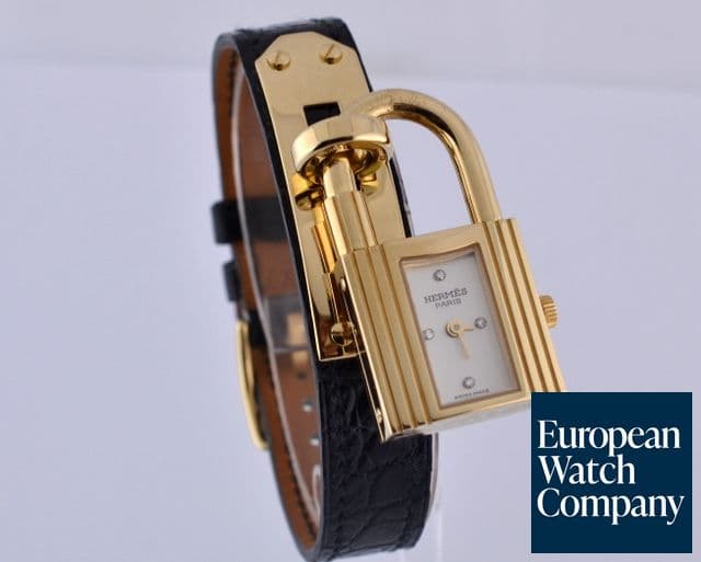 Image of Hermes Hermes Kelly 
Solid 18K Yellow Gold 
