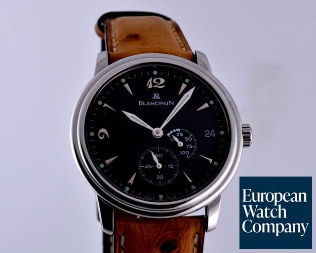 Image of Blancpain Power Reserve Ultra Slim SS Black Dial Power Reserve 36MM