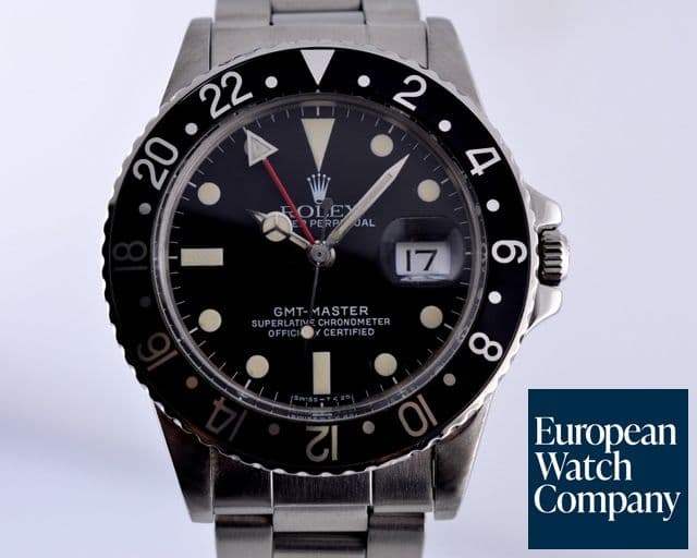 Image of Rolex GMT Master SS / SS Black Bezel 1982 40MM