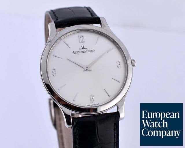Image of Jaeger LeCoultre Ultra Thin Steel Silver Dial 34MM