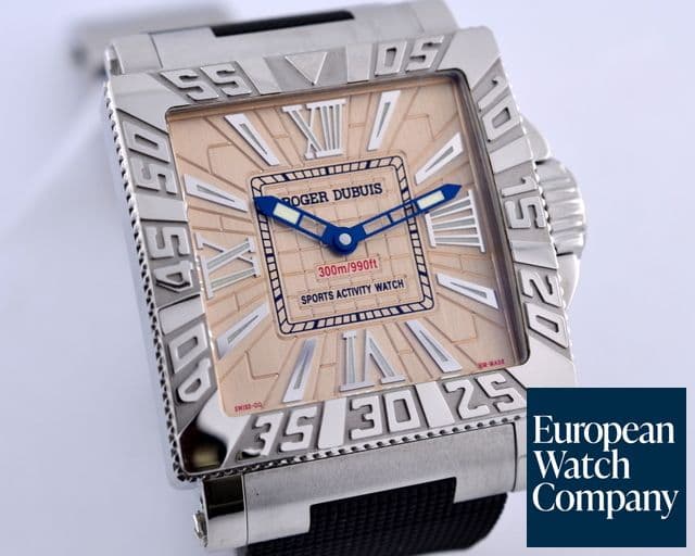 Image of Roger Dubuis Acqua Mare SS / Rubber Champagne Dial 41MM