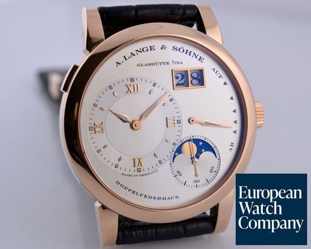 Image of A. Lange and Sohne Lange 1 Moon 18K Rose Gold 38.5MM