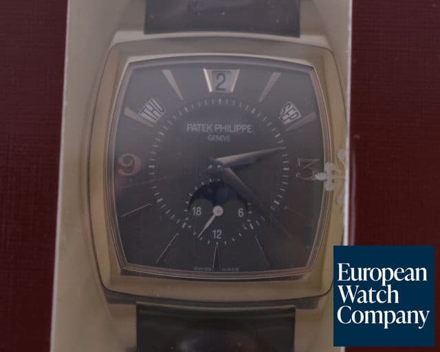 Image of Patek Philippe Gondolo Calendario 18K White Gold Grey Dial DOUBLE SEALED NEW