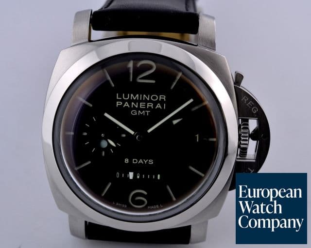Image of Panerai Luminor 1950 8 Day Manual Wind GMT J Series (2007) 44MM
