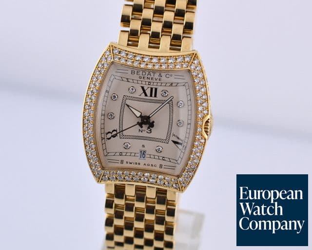 Image of Bedat No. 3 18K Yellow Gold Diamond Bezel