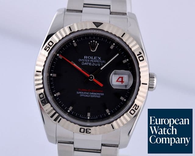 Image of Rolex Datejust Turn-O-Graph Black Dial 36MM