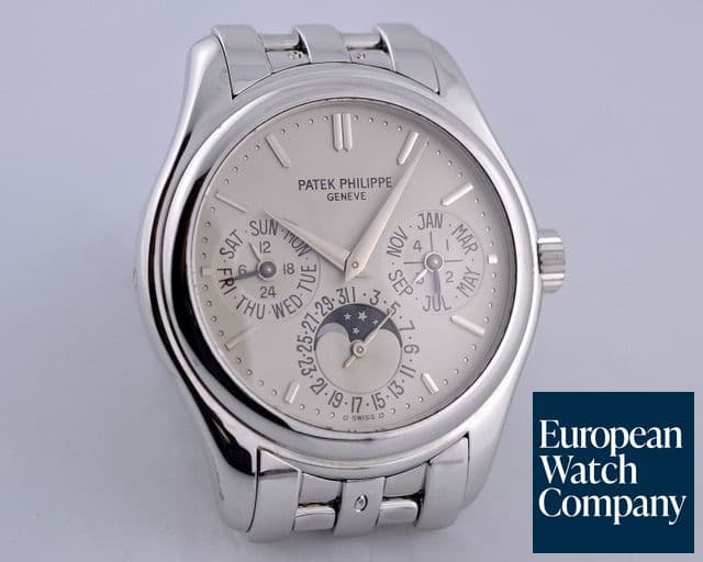 Image of Patek Philippe Perpetual Calendar 18K White Gold Bracelet 37MM
