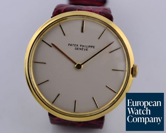 Image of Patek Philippe Calatrava 18K Yellow Gold Circa 1960's 34.5MM
