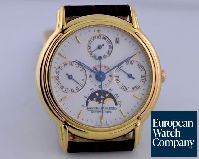 Image of Jaeger LeCoultre Odysseus Perpetual Calendar Enamel Dial 18K Yellow / Rose Gold 36MM