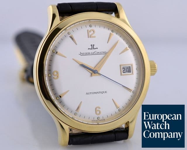 Image of Jaeger LeCoultre Master Control Grande Taille Silver Dial 18K Yellow Gold 37MM 