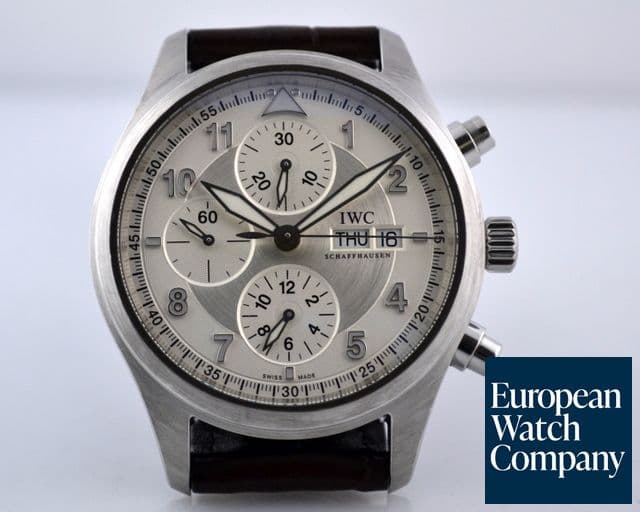 Image of IWC Pilot Spitfire Chronograph SS Silver Dial 42MM