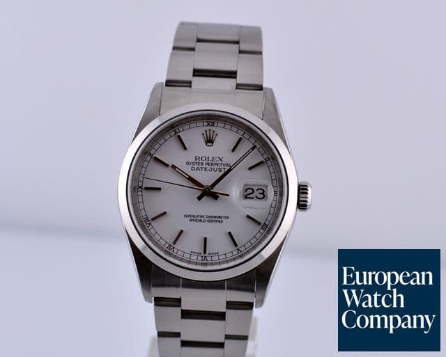 Image of Rolex Datejust SS/SS White Stick Dial Y Series (2002)