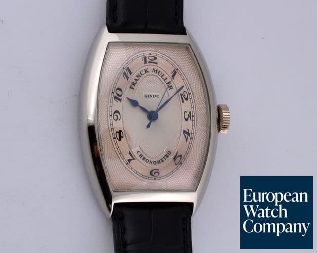 Image of Franck Muller Curvex Chronometer 18K White Gold Silver Dial