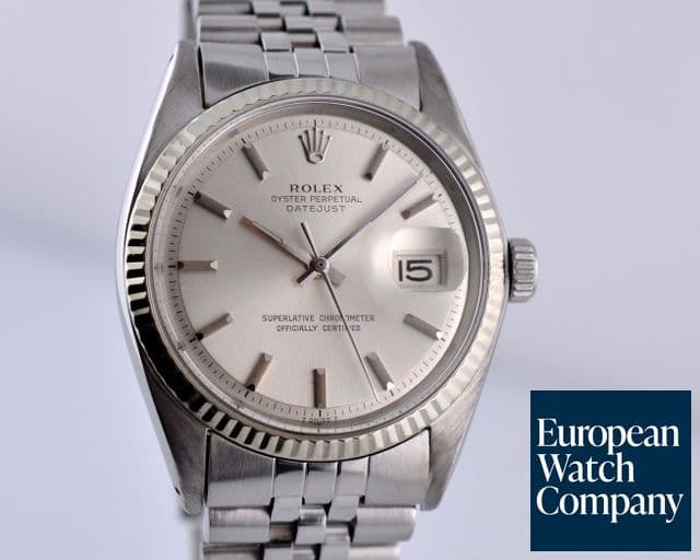 Image of Rolex Oyster Perpetual Datejust SS Silver Dial Circa 1970 35MM