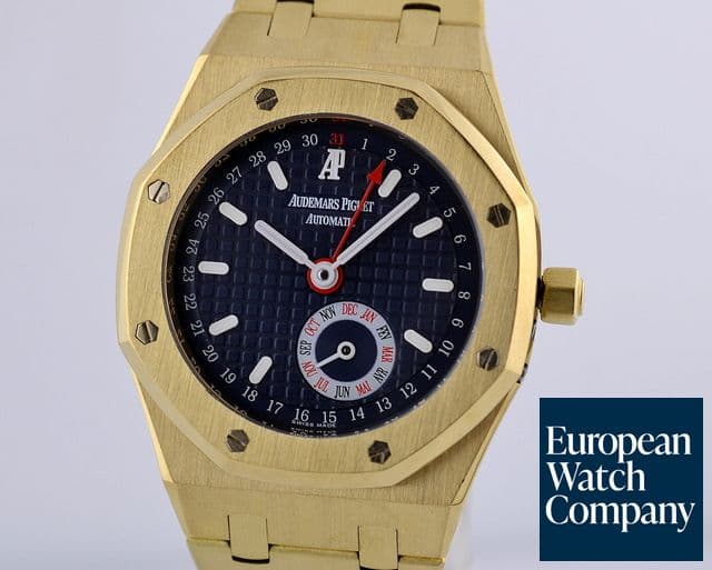 Image of Audemars Piguet Royal Oak Annual Calendar 18K / 18K Yellow Gold Blue Dial 36MM